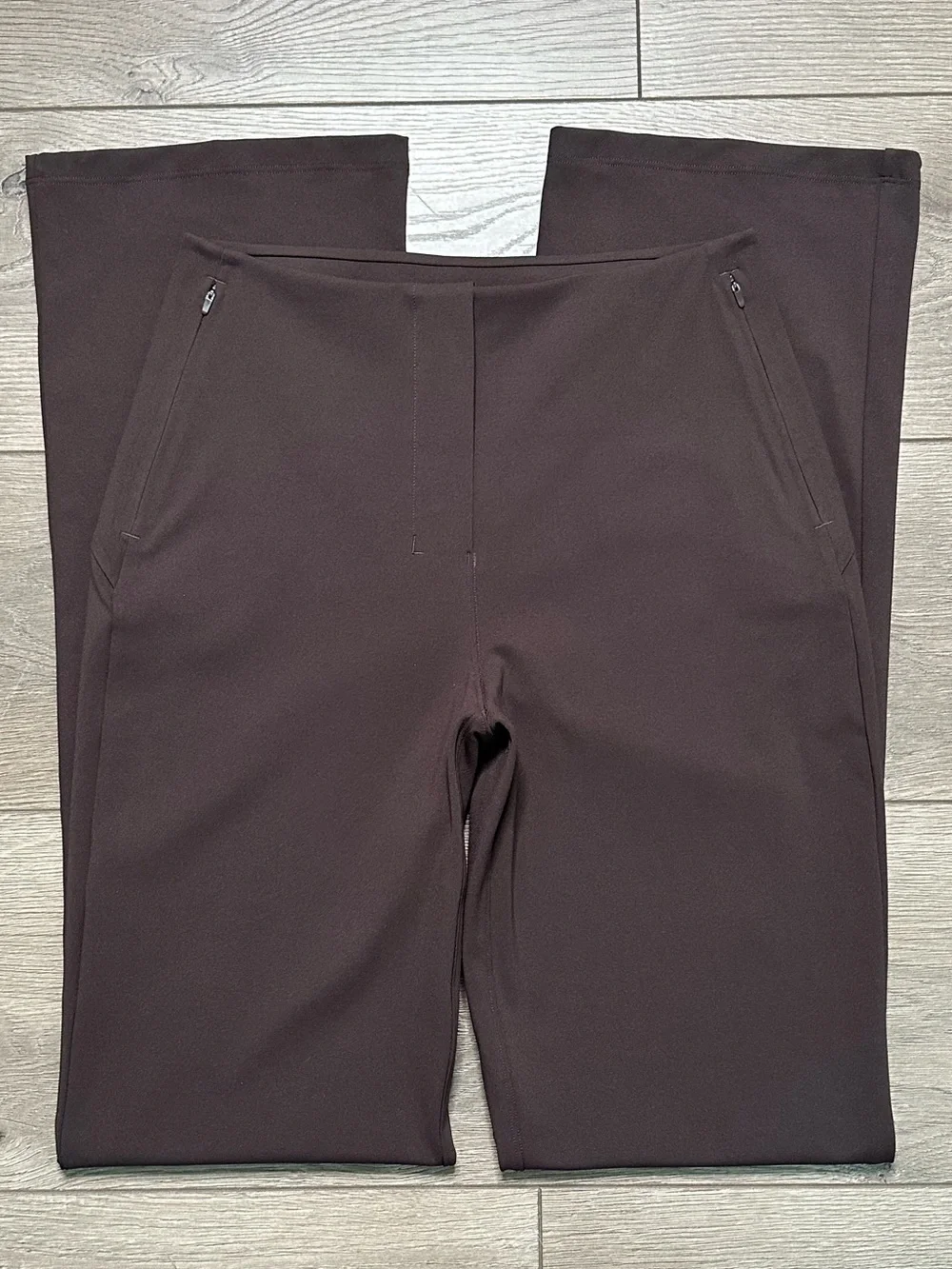 Lululemon 31” Smooth Fit Pull-On High-Rise Trouser Pants Espresso Brown Size 4